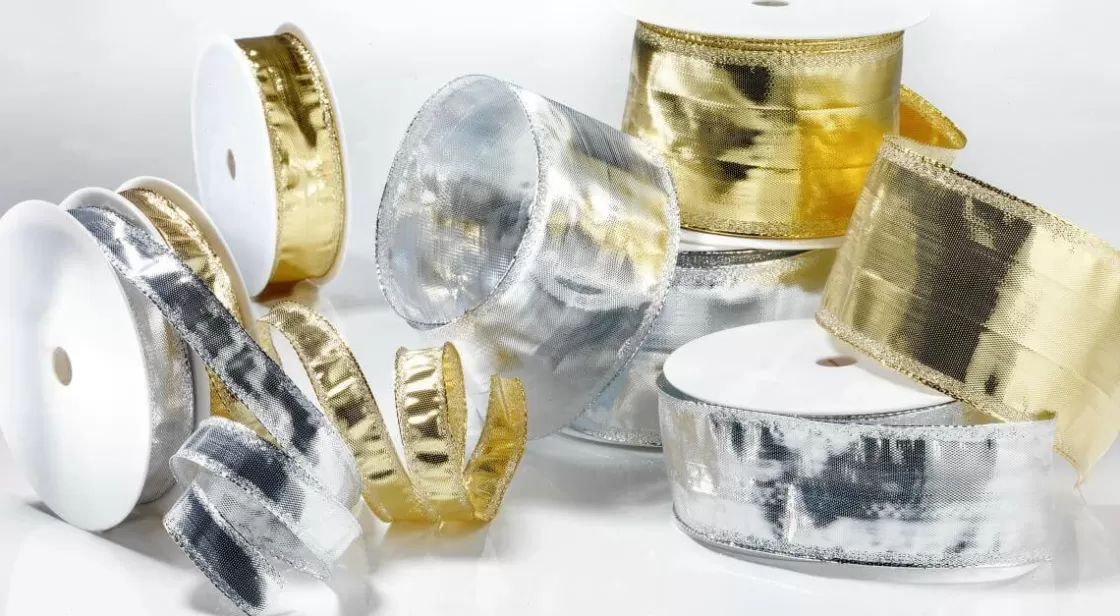 Cintas De Regalo>DecoWoerner Cinta De Regalo, Color Dorado, Anchura 15 Mm oro