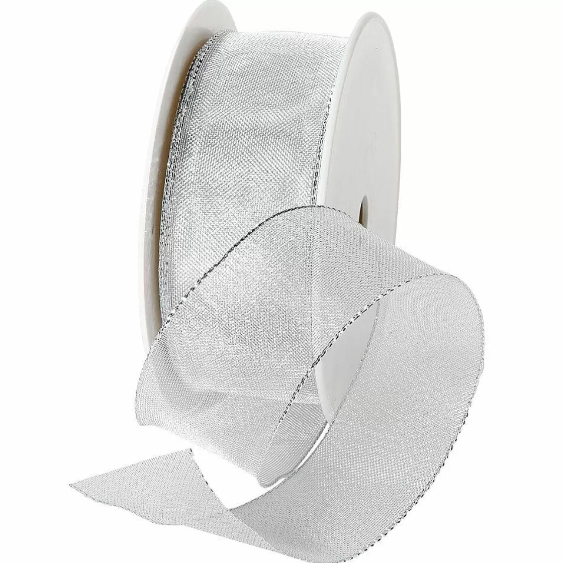 Cintas De Regalo>DecoWoerner Cinta De Regalo, Color Plateado, Anchura 40 Mm plata