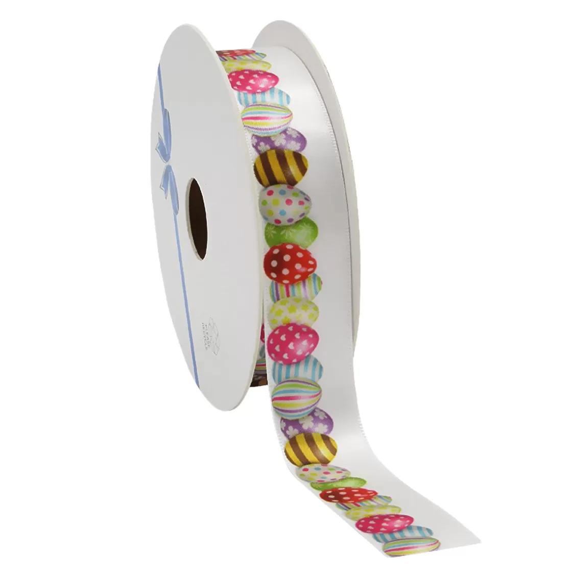 Cintas De Regalo>DecoWoerner Cinta De Regalo De Raso Con Motivo De Huevos De Pascua, 23 Mm, 20 M multicolor
