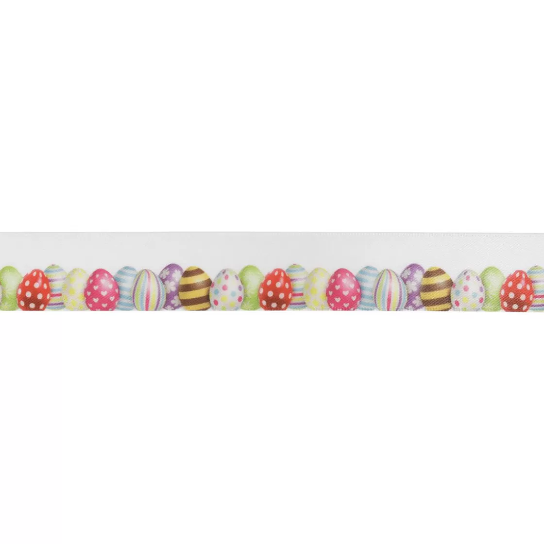 Cintas De Regalo>DecoWoerner Cinta De Regalo De Raso Con Motivo De Huevos De Pascua, 23 Mm, 20 M multicolor