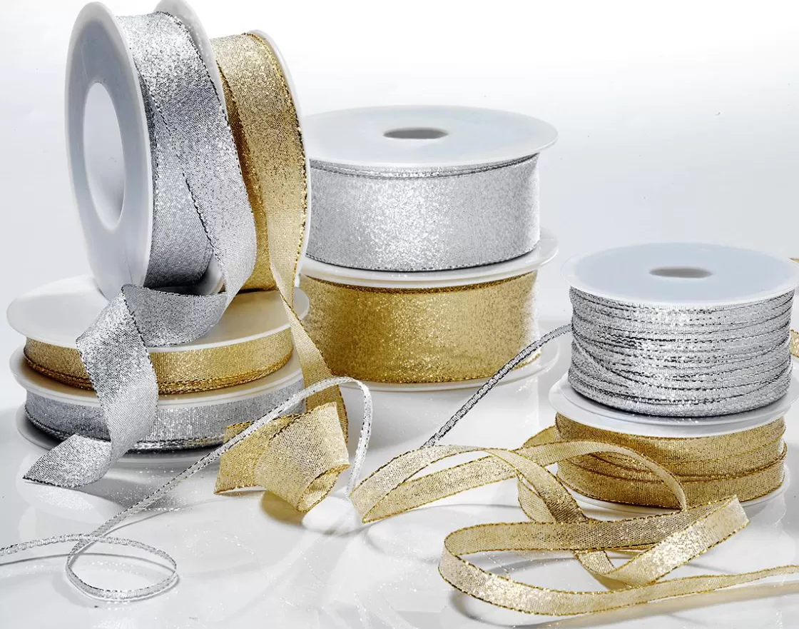 Cintas De Regalo>DecoWoerner Cinta De Regalo "Glamour" 25 Mm X 20 M plata