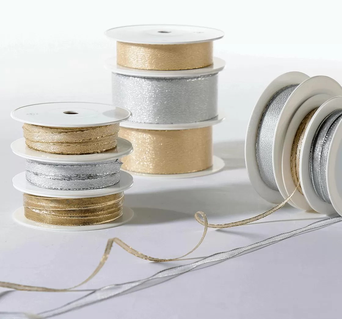 Cintas De Regalo>DecoWoerner Cinta De Regalo Glamour 5 Mm X 50 M plata