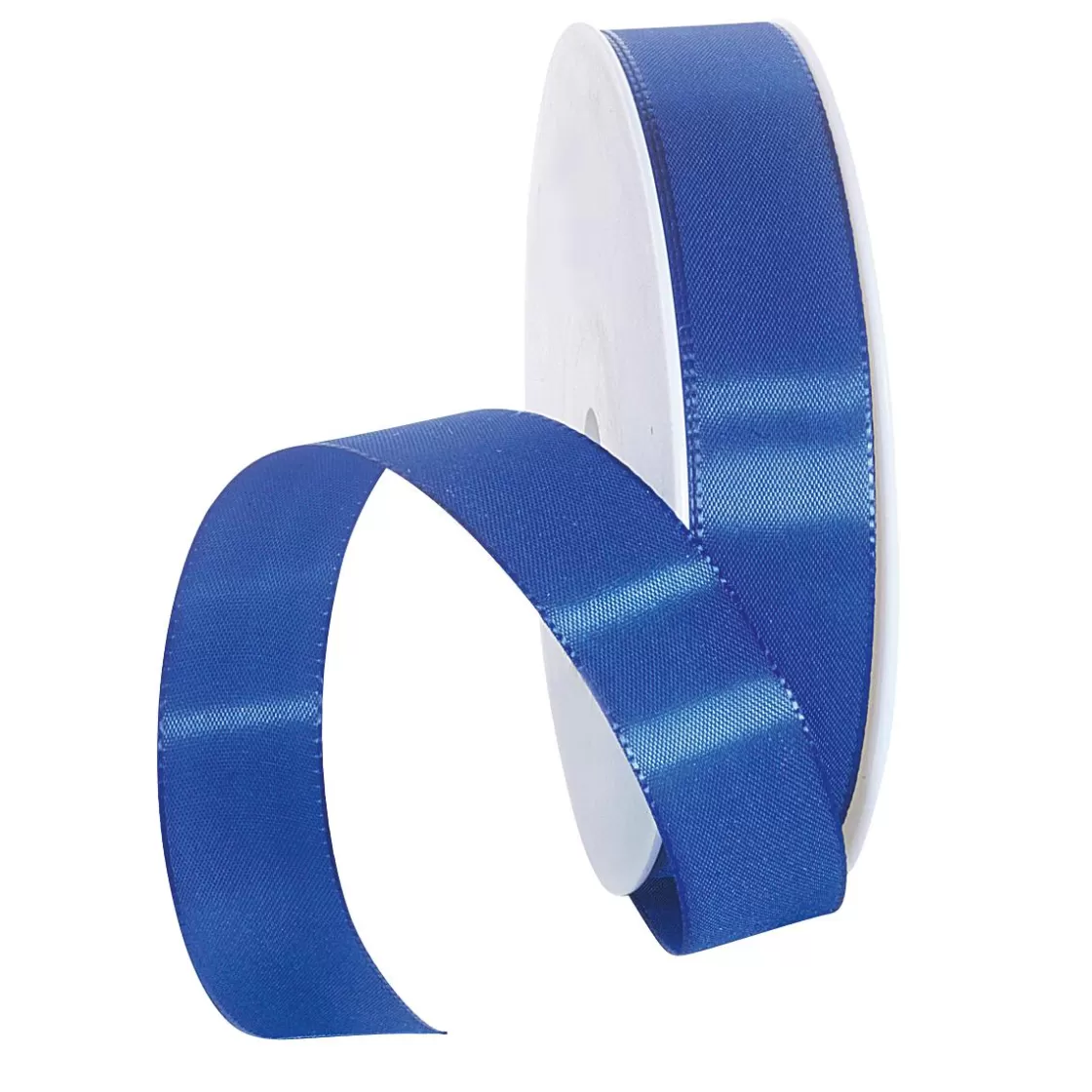 Cintas De Regalo>DecoWoerner Cinta De Tafetán Con Orillo 25 Mm, 50 M, Real azul