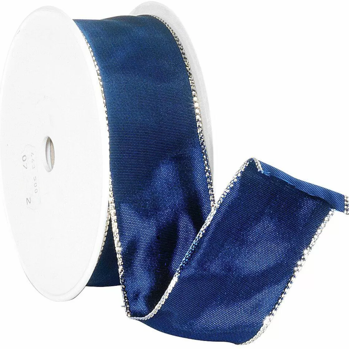 Cintas De Regalo>DecoWoerner Cinta De Tela Con Borde Dorado, 40 Mm, 25 M, azul
