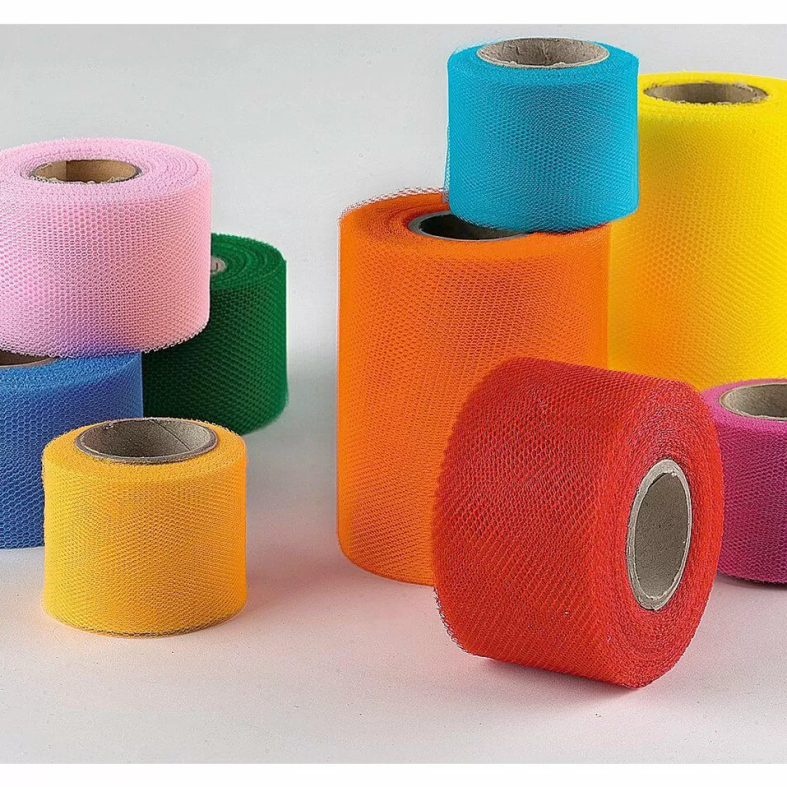 Cintas De Regalo>DecoWoerner Cinta De Tul, Anchura 100 Mm, Color Claro azul