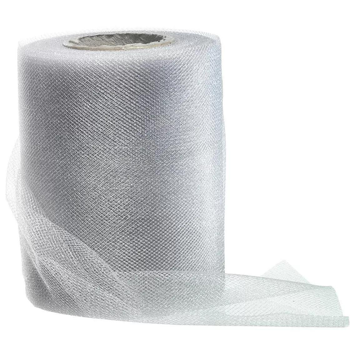 Cintas De Regalo>DecoWoerner Cinta De Tul, Anchura 100 Mm, Color Plateado plata