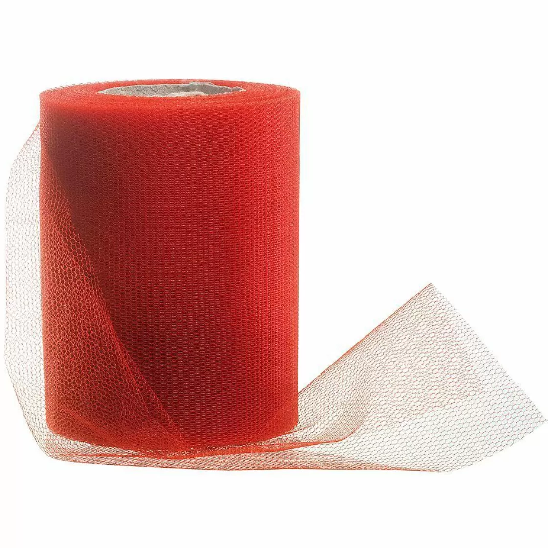 Cintas De Regalo>DecoWoerner Cinta De Tul, Anchura 100 Mm, Color rojo