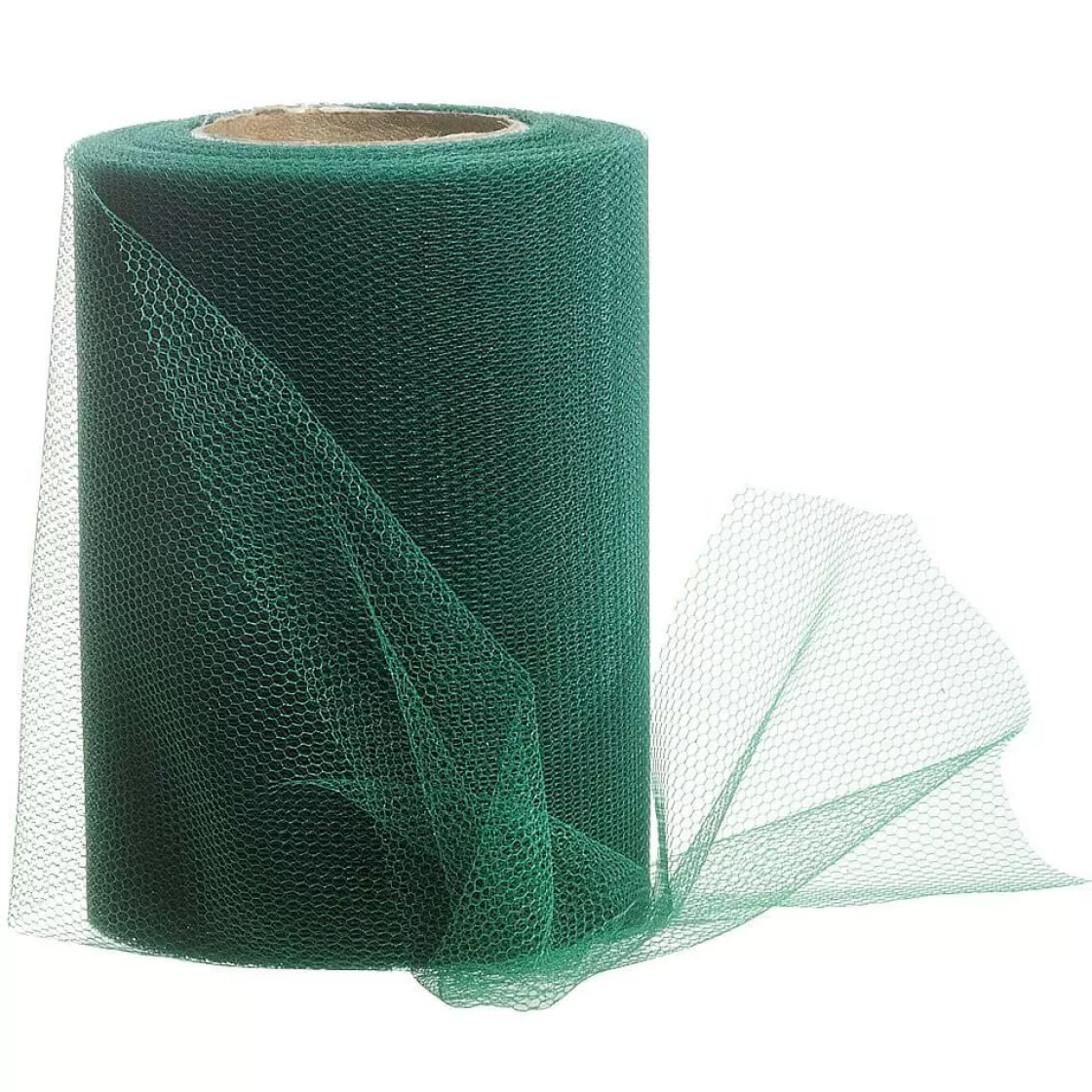 Cintas De Regalo>DecoWoerner Cinta De Tul, Anchura 100 Mm, Color Oscuro verde
