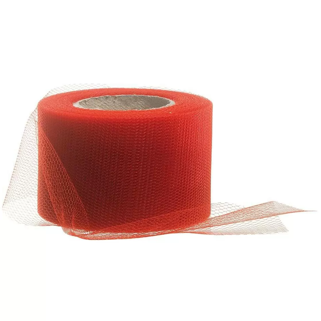 Cintas De Regalo>DecoWoerner Cinta De Tul, Anchura 50 Mm, Color rojo