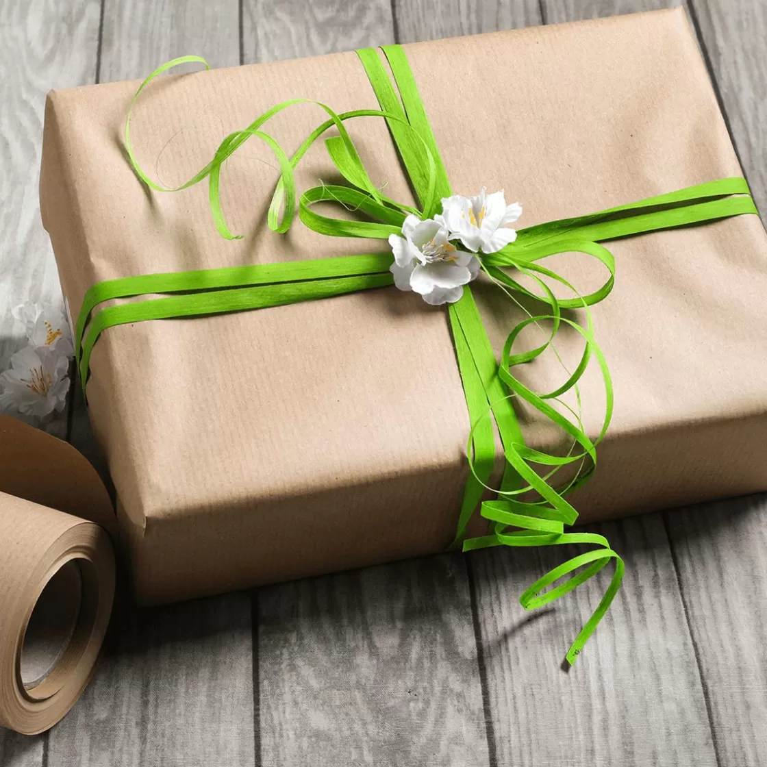 Cintas De Regalo | Go Green - Envoltorio Para Regalo Ecológico>DecoWoerner Cinta Rizadora Ecológica De Material Degradable 10 Mm 100 M De Manzana verde