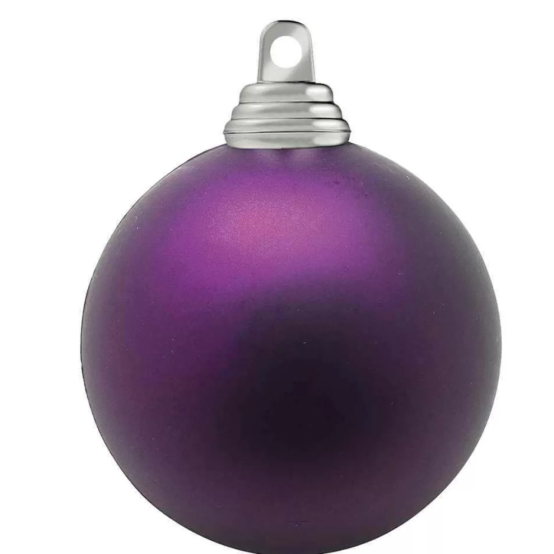 Bolas De Navidad>DecoWoerner Ciruela, Bolas De Navidad Mate En Plástico Ignífugo, 8 Cm Ø - 12 Piezas violeta