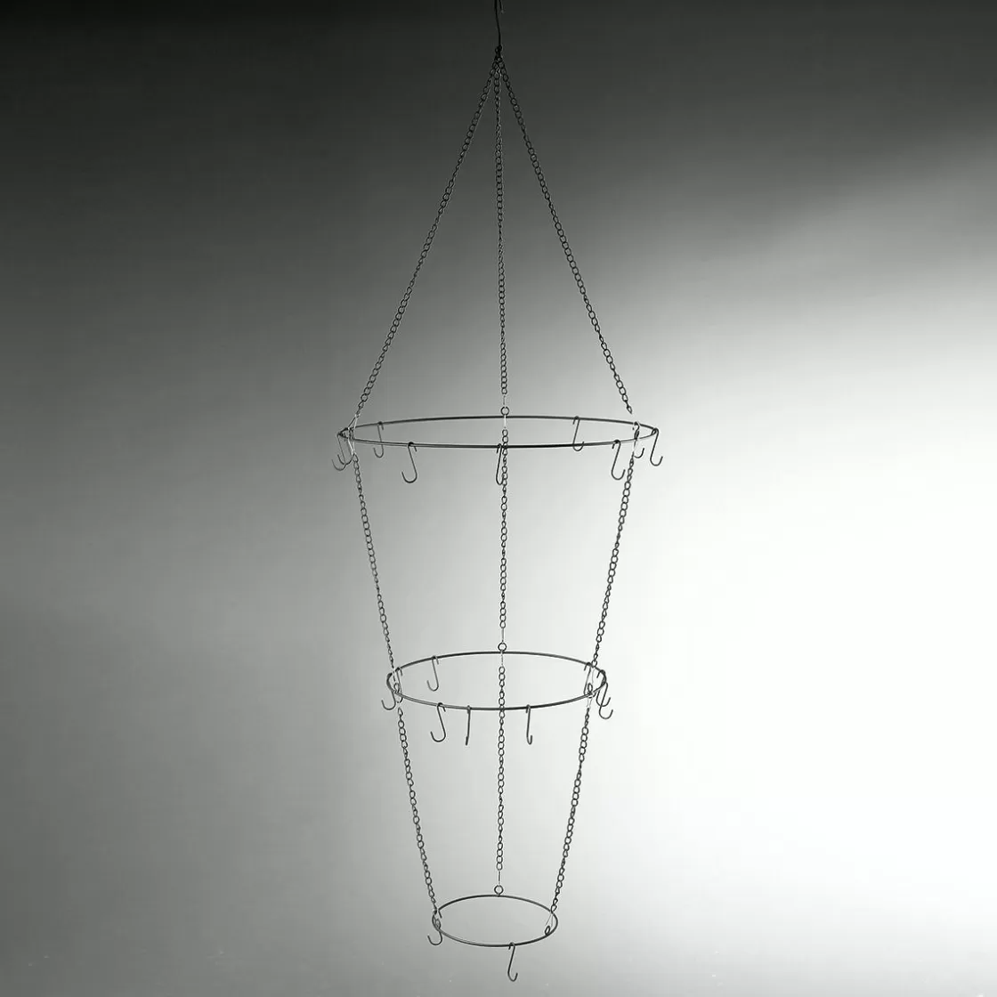 Ayudas Y Herramientas De Decoración>DecoWoerner Colgador De Metal Decorativo, 148 Cm De Largo negro
