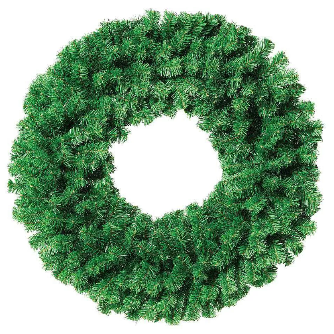 Coronas De Navidad>DecoWoerner Corona De Abeto Basic, Ø 80 Cm, Carácter Tridimensional verde
