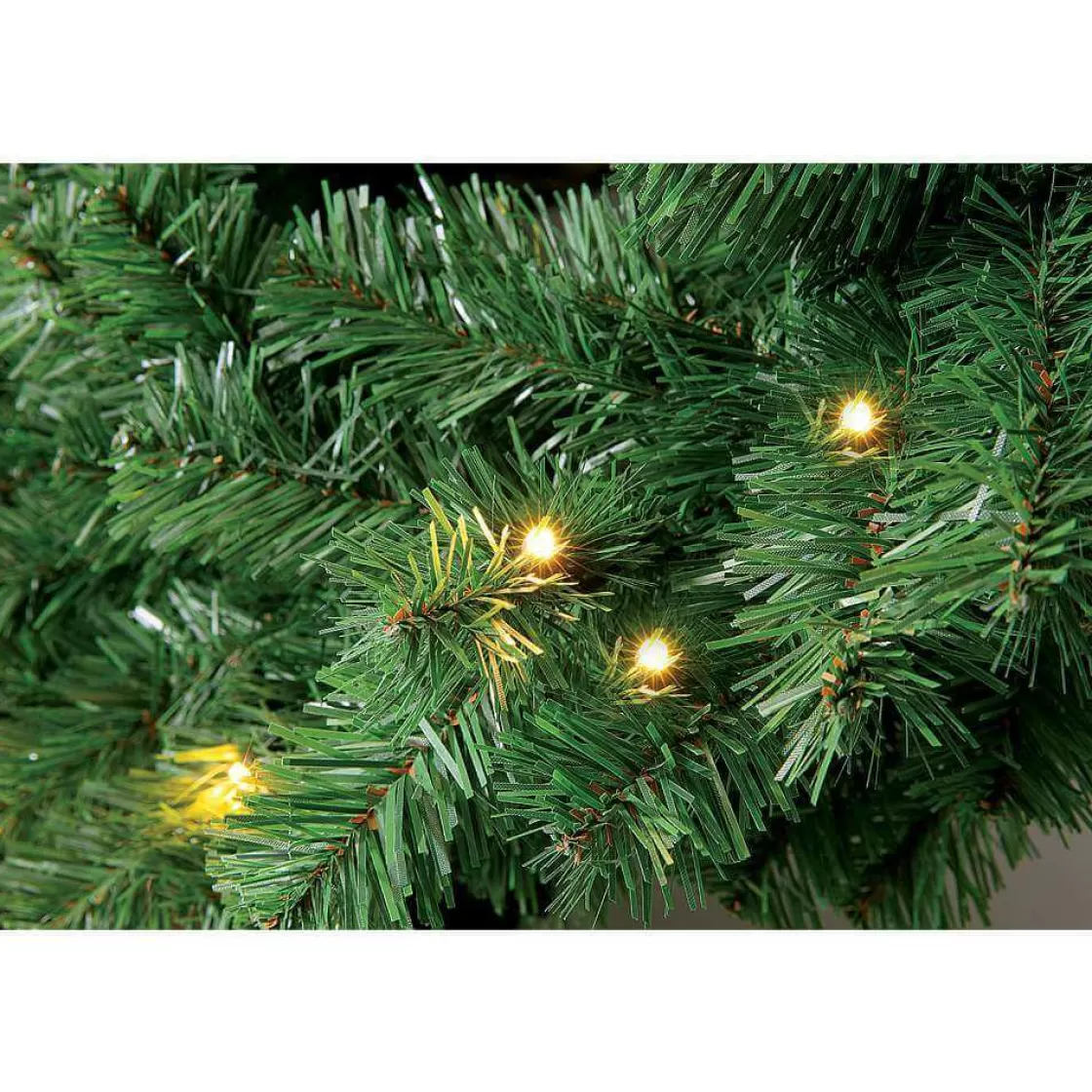 Coronas De Navidad>DecoWoerner Corona De Abeto Basic, LED, Ø 60 Cm, Carácter Bidimensional verde