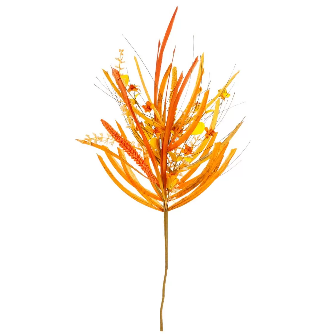 Decoración De Otoño | Ramas Y Ramitas>DecoWoerner Decoración Artificial De Otoño Rama "Autumn Mix" 2 Piezas 55 Cm naranja