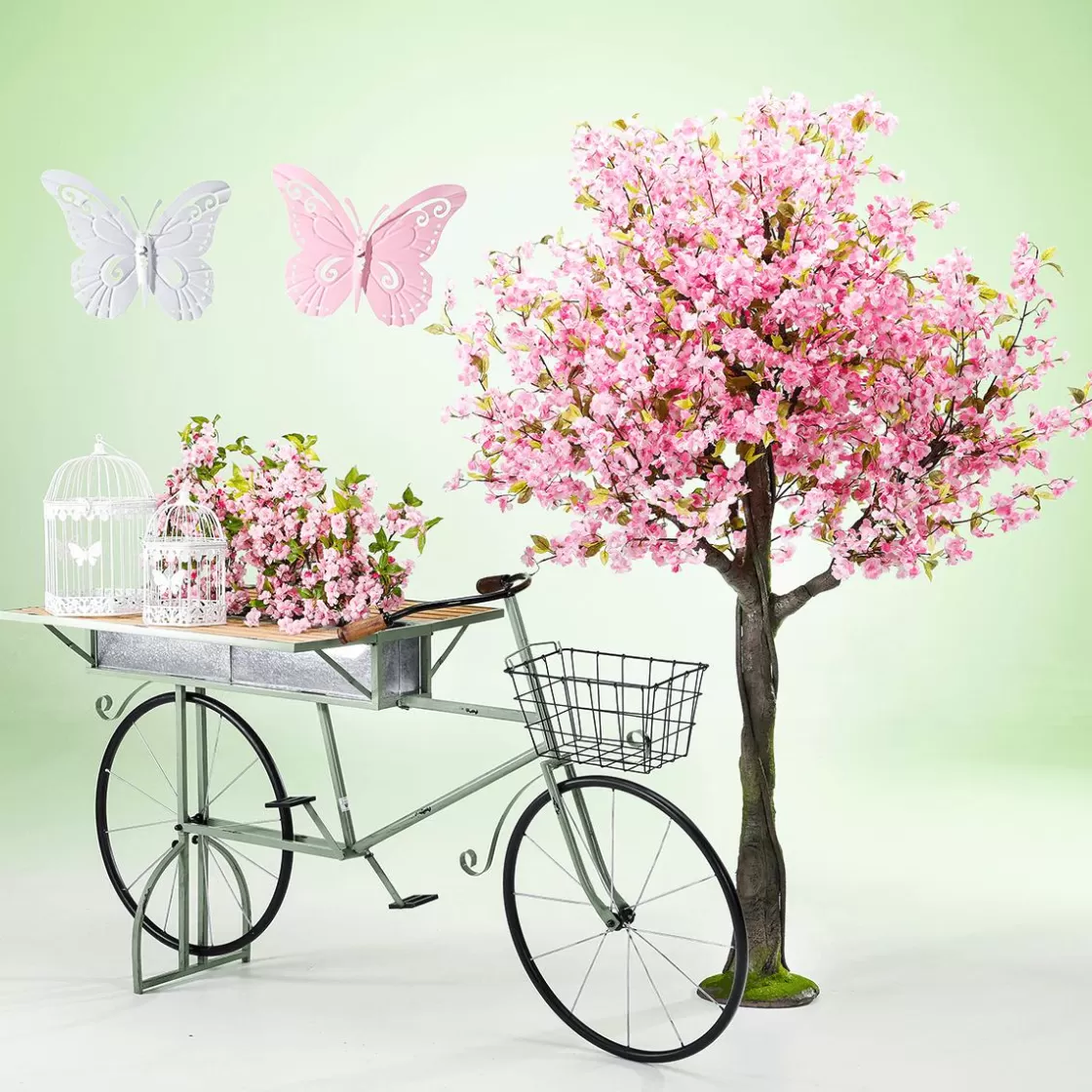 Decoración De Primavera>DecoWoerner Decoración De Pared De Metal Con Forma De Mariposa 28 X 38 Cm rosa