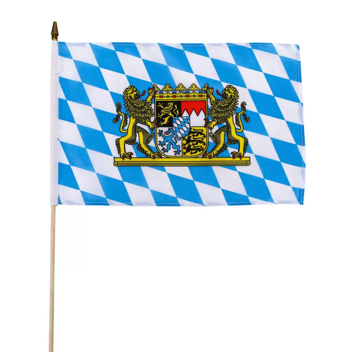 Decoración Temática>DecoWoerner Decoración Oktoberfest Baviera Bandera De Palo 30 X 45 Cm azul