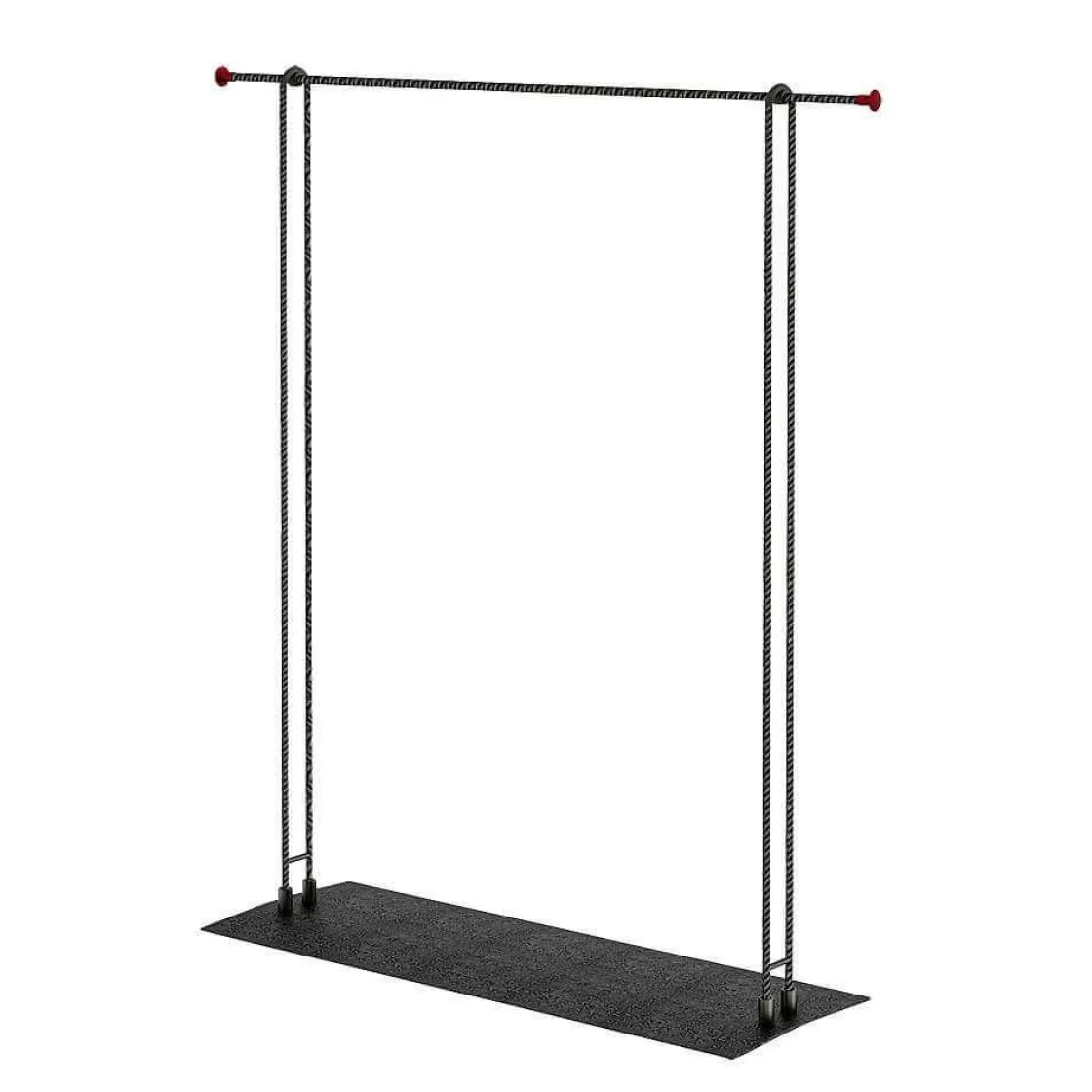Percheros>DecoWoerner El Puesto De Ropa Confeccionada LOFT, 130 X 150 Cm negro