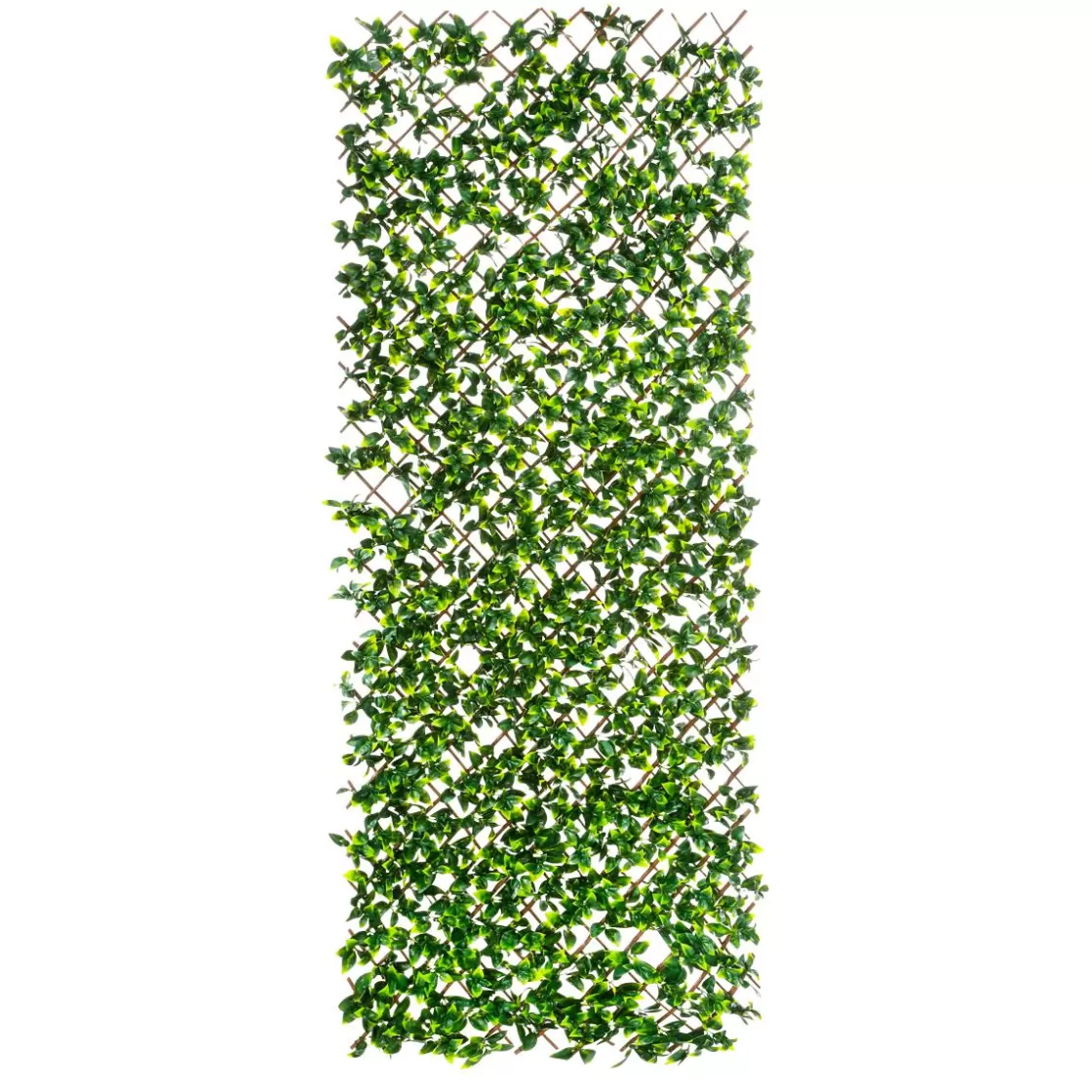 Paredes De Plantas>DecoWoerner Elemento De Valla De Privacidad Con Hojas s Artificiales, Extensible Hasta 200 Cm verde