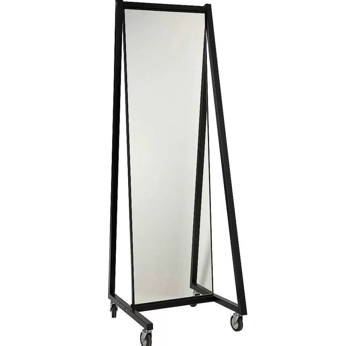 Expositores Para Tiendas>DecoWoerner Espejo De Probador Y De Pared VOGUE Altura 168 Cm Gris