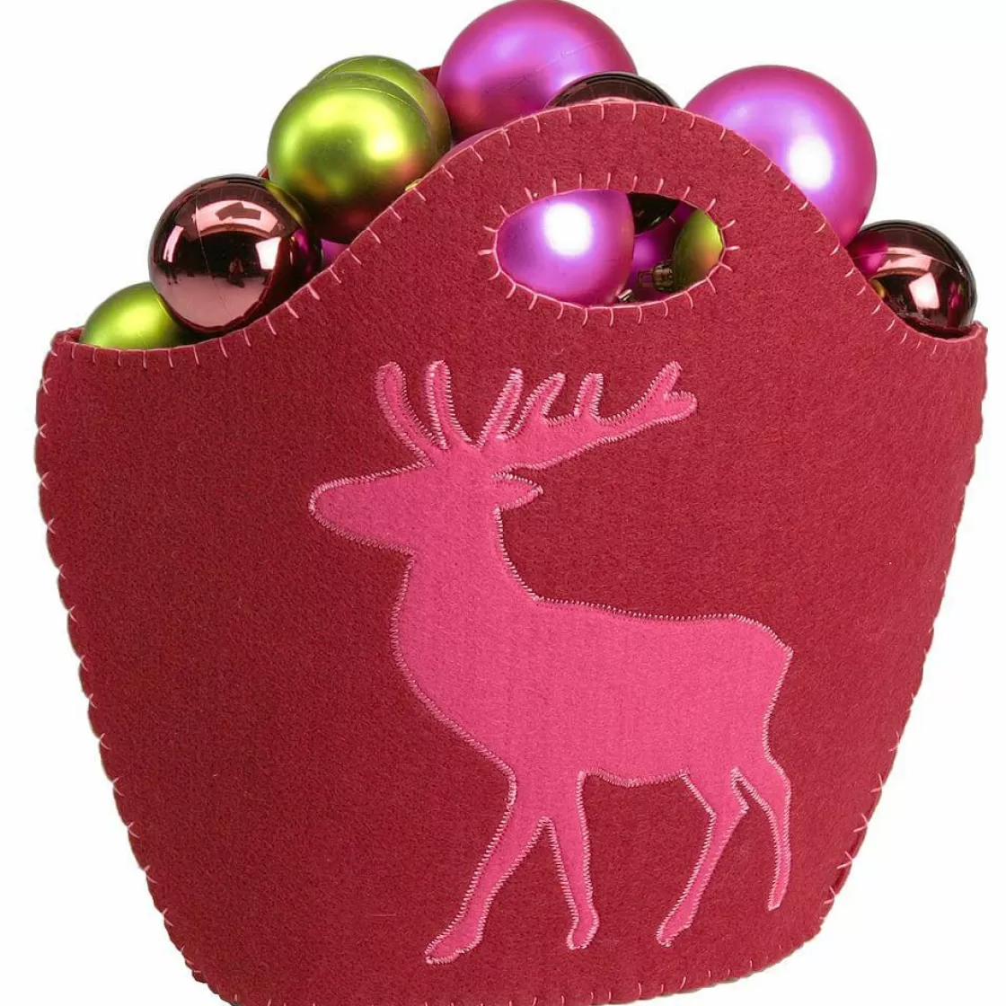 Bolas De Navidad>DecoWoerner Estera, Bolas De Plástico Claro, 6 Cm Ø - 24 Piezas verde