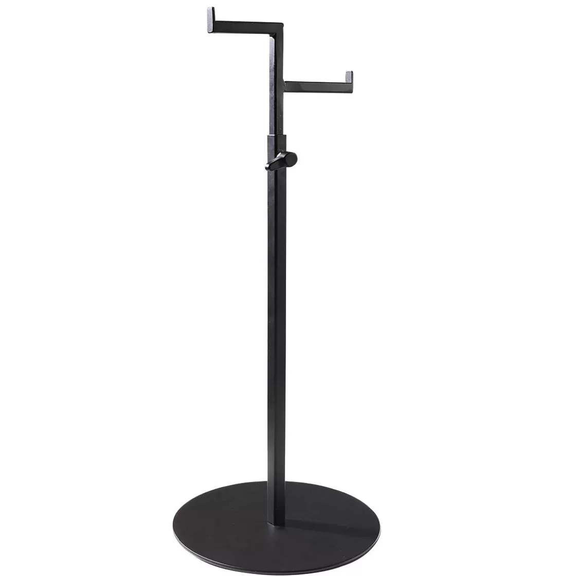 Expositores Para Tiendas>DecoWoerner Expositor De Accesorios 2 Brazo, Extensible 39 - 70 Cm negro