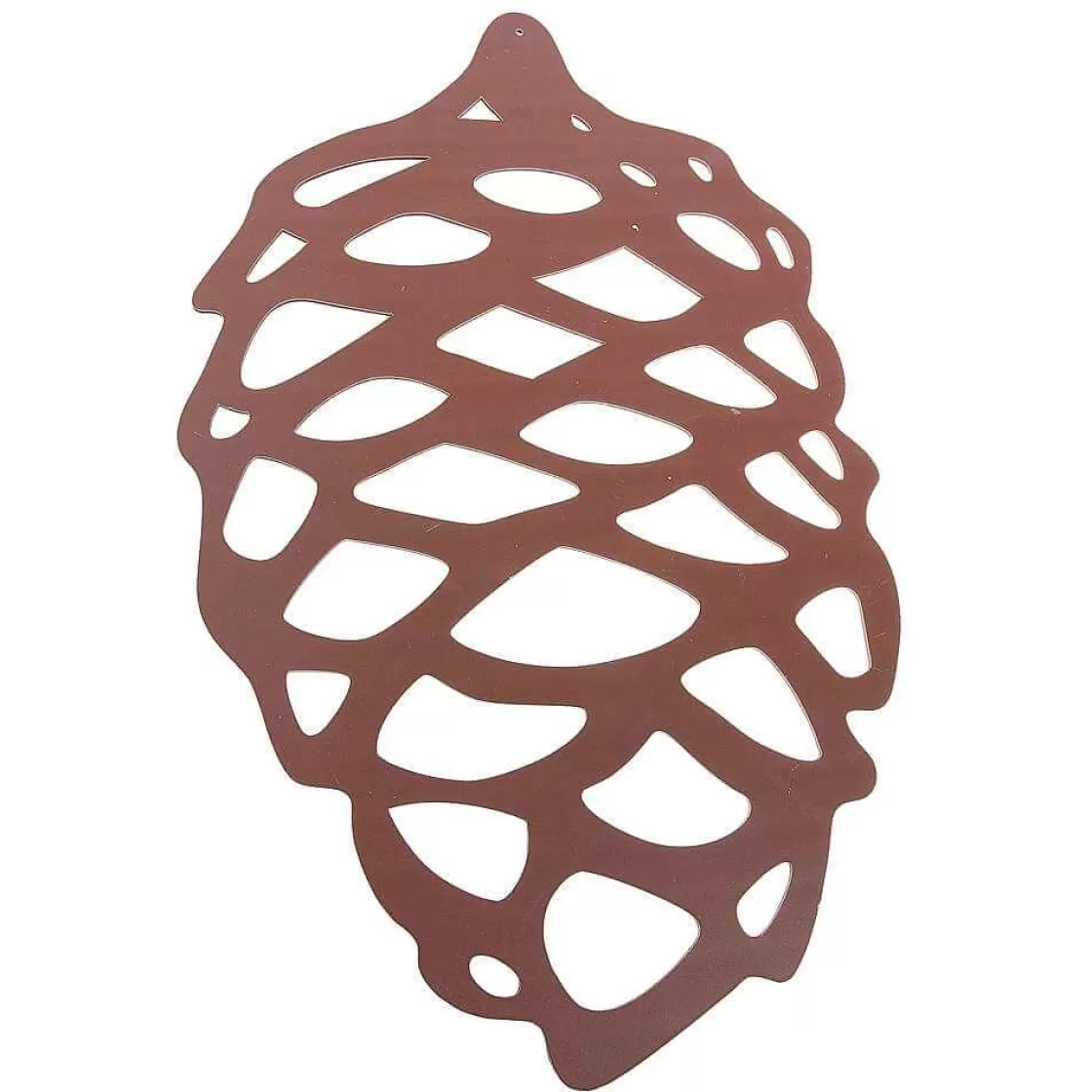 Decoración De Otoño>DecoWoerner Expositor De Madera Silueta De Cono 50 X 80 Cm marrón