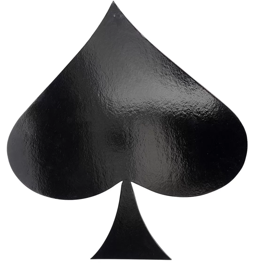 Decoración Temática>DecoWoerner Expositor Decorativo Color Del Naipe Pica 50 X 47 Cm negro