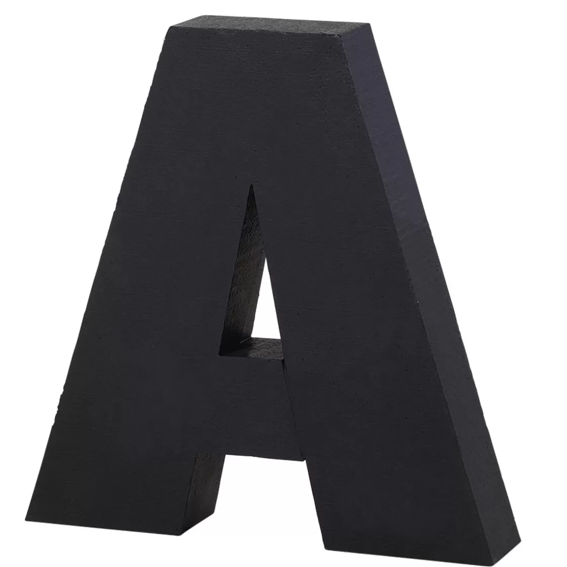 Decoración Temática>DecoWoerner Expositor Decorativo Letra A, Altura 50 Cm negro