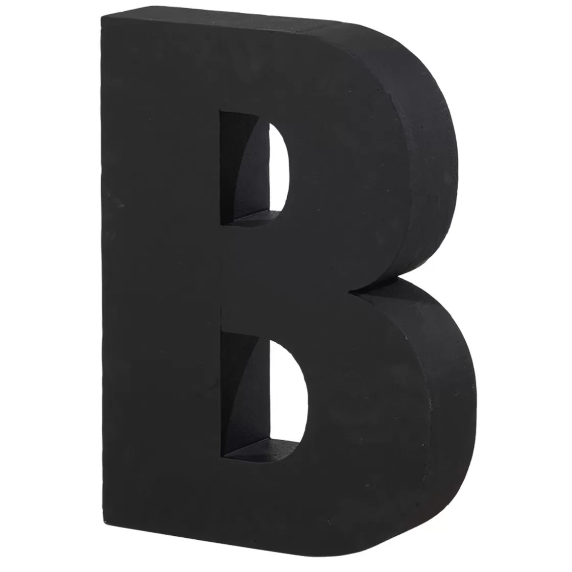 Decoración Temática>DecoWoerner Expositor Decorativo Letra B, Altura 50 Cm negro