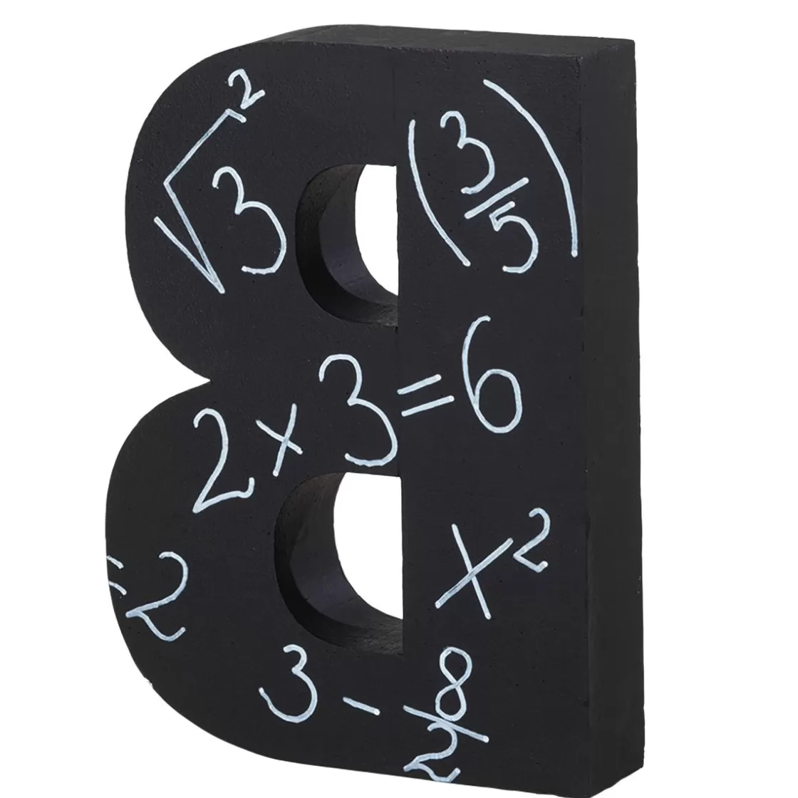 Decoración Temática>DecoWoerner Expositor Decorativo Letra B, Altura 50 Cm negro