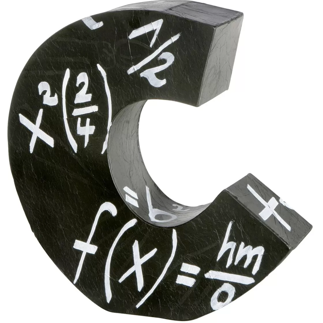 Decoración Temática>DecoWoerner Expositor Decorativo Letra C, Altura 50 Cm negro