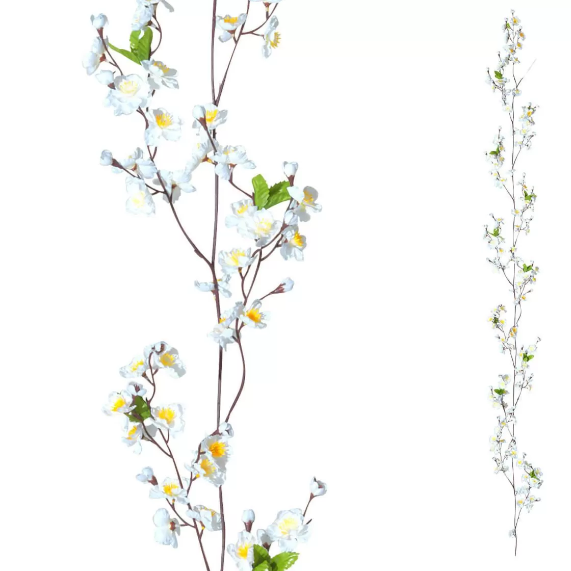 Decoración De Primavera | Guirnaldas Y Vides>DecoWoerner Guirnalda De Flores De Manzano Decorativa, Color blanco