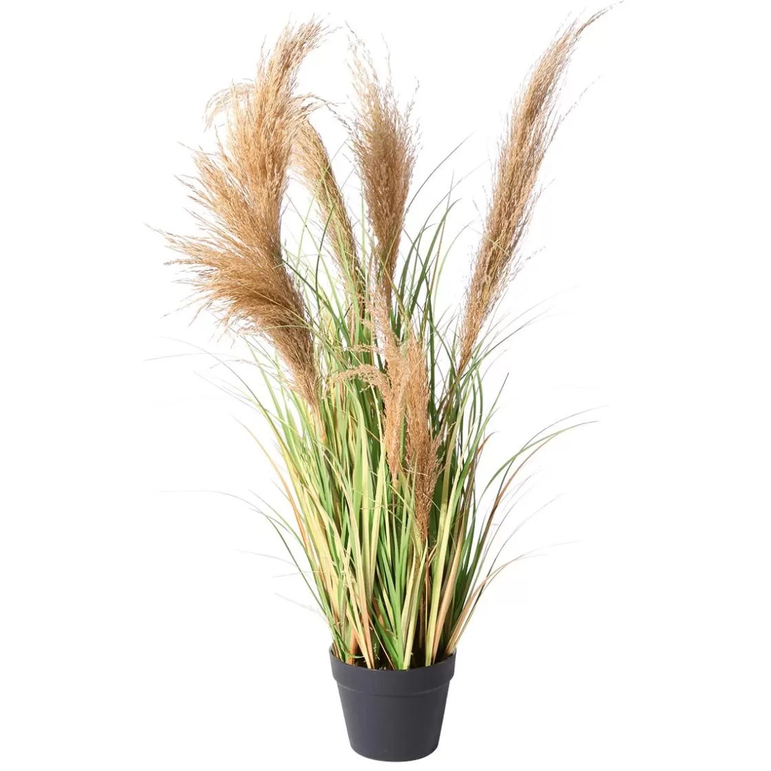 Hierba Decorativa>DecoWoerner Hierba De Caña Artificial En La Maceta Altura 110 Cm verde