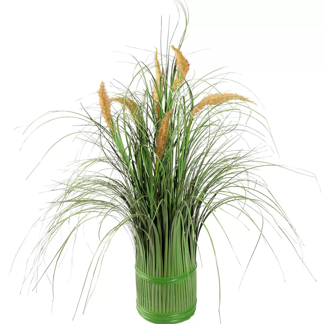 Decoración De Primavera | Hierba Decorativa>DecoWoerner Hierba Decorativa Con Flores De Junco, 50 Cm verde