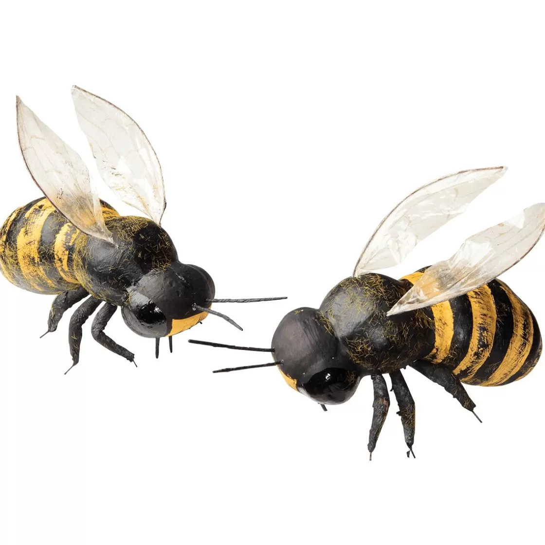 Decoración De Animales | Decoración De Primavera>DecoWoerner Imitación De Abejas Decorativas 15 Cm, 2 Piezas negro