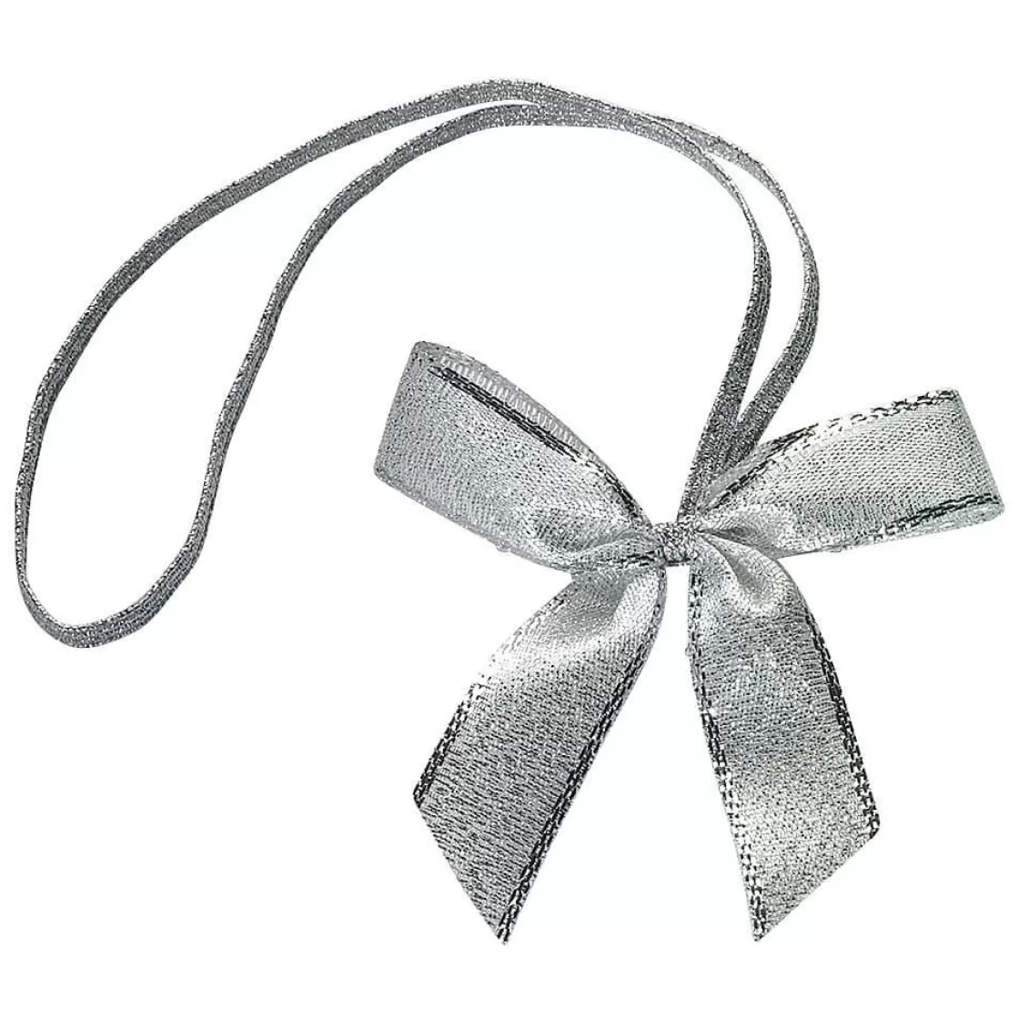 Lazos De Regalo>DecoWoerner Lazo Decorativo Plateado 40 Cm, 100 Piezas plata