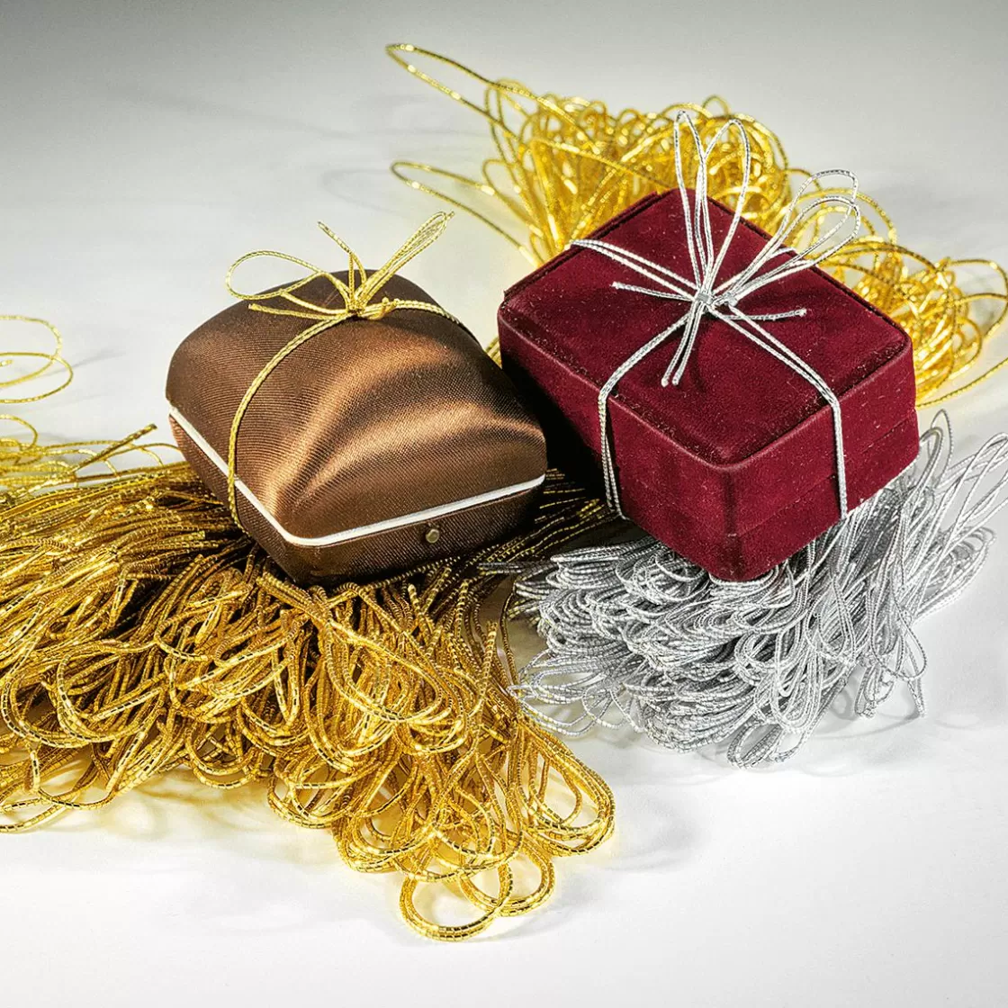 Lazos De Regalo>DecoWoerner Lazo Decorativo Plateado Longitud 25 Cm, 100 Piezas plata