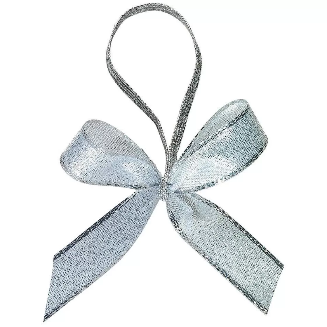 Lazos De Regalo>DecoWoerner Lazos Decorativos Plateado 20 Cm, 100 Piezas plata