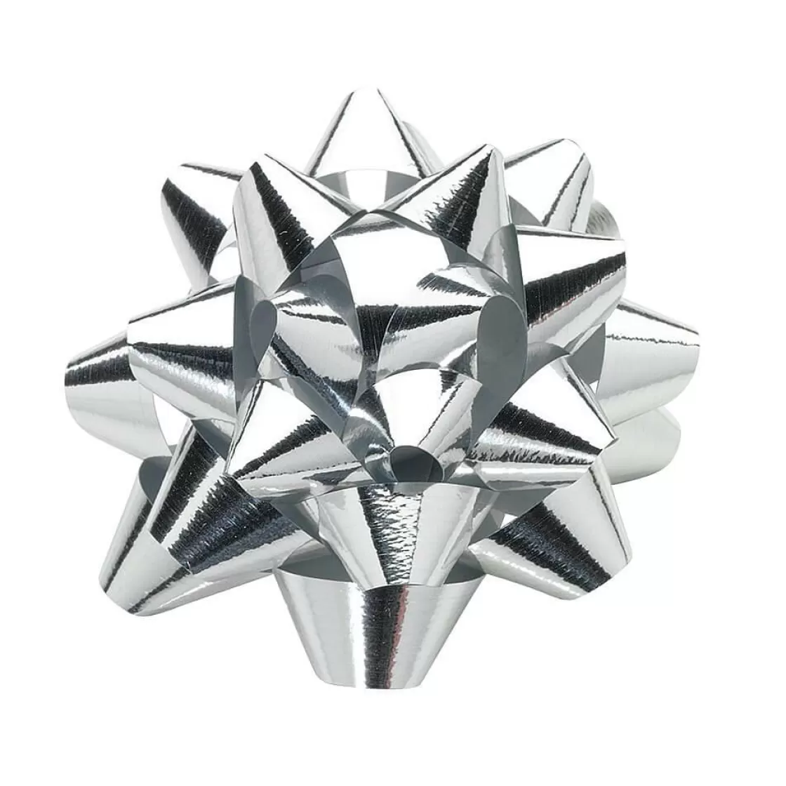 Lazos De Regalo>DecoWoerner Lazos Decorativos Plateados Para Pegar Ø 6 Cm , 25 Piezas plata