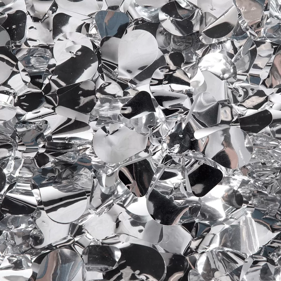 Láminas Y Películas Decorativas>DecoWoerner Lámina óptica Metálica Troquelada De 90 Cm De Ancho, Plateada plata