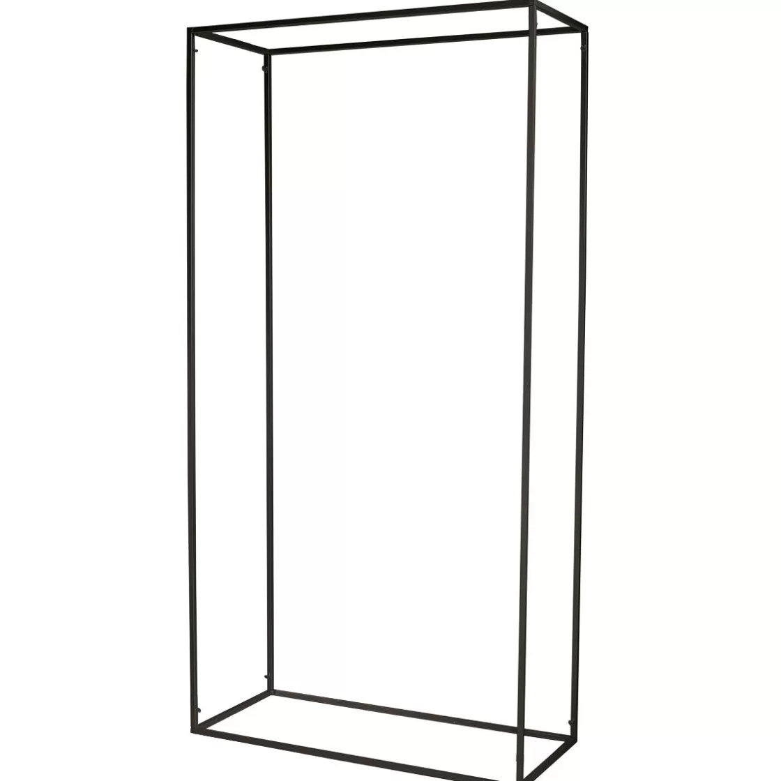 Expositores Para Tiendas | Ayudas Y Herramientas De Decoración>DecoWoerner Marco Metálico Decorativo, 200 Cm De Altura negro