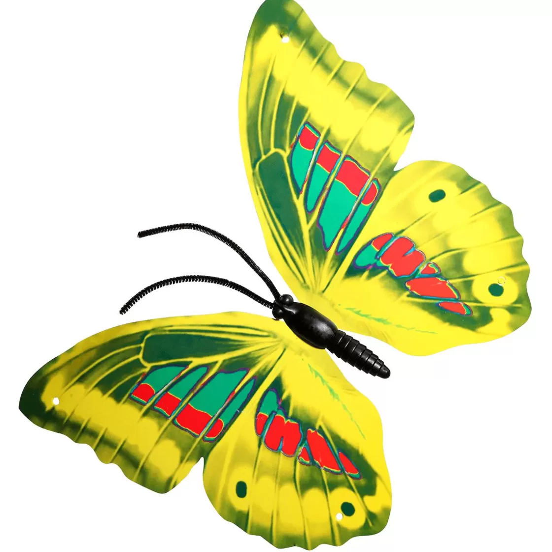 Decoración De Animales | Decoración De Primavera>DecoWoerner Mariposas Decorativas 40 Cm 3 Piezas amarillo