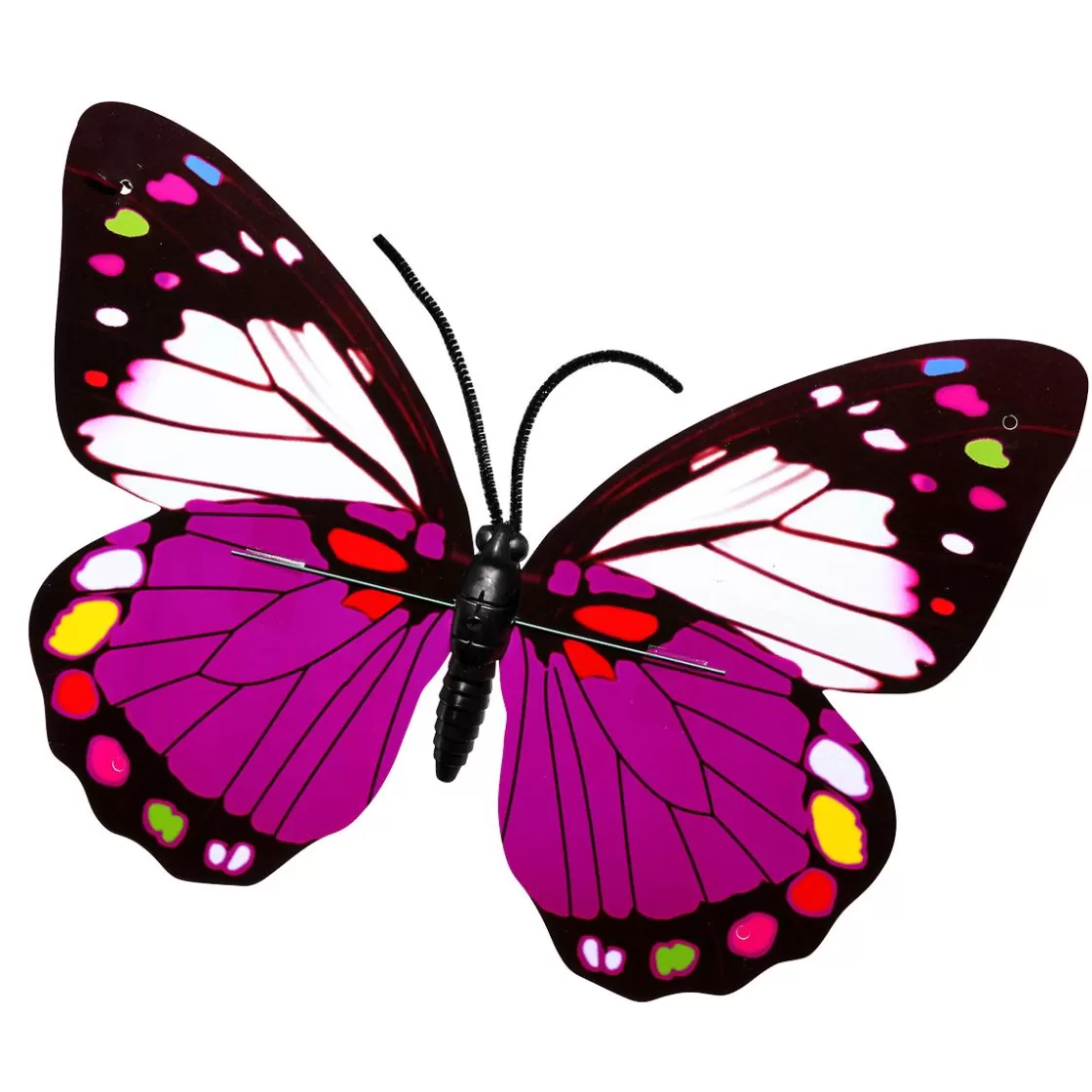 Decoración De Animales | Decoración De Primavera>DecoWoerner Mariposas Decorativas Morado 40 Cm 3 Piezas violeta