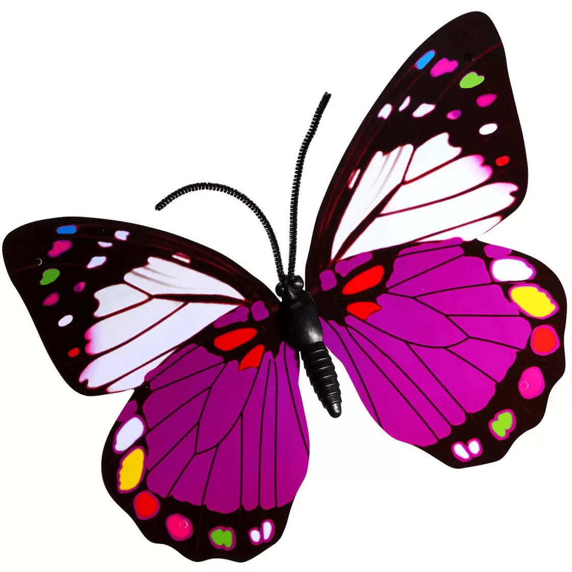 Decoración De Animales | Decoración De Primavera>DecoWoerner Mariposas Decorativas Morado 40 Cm 3 Piezas violeta