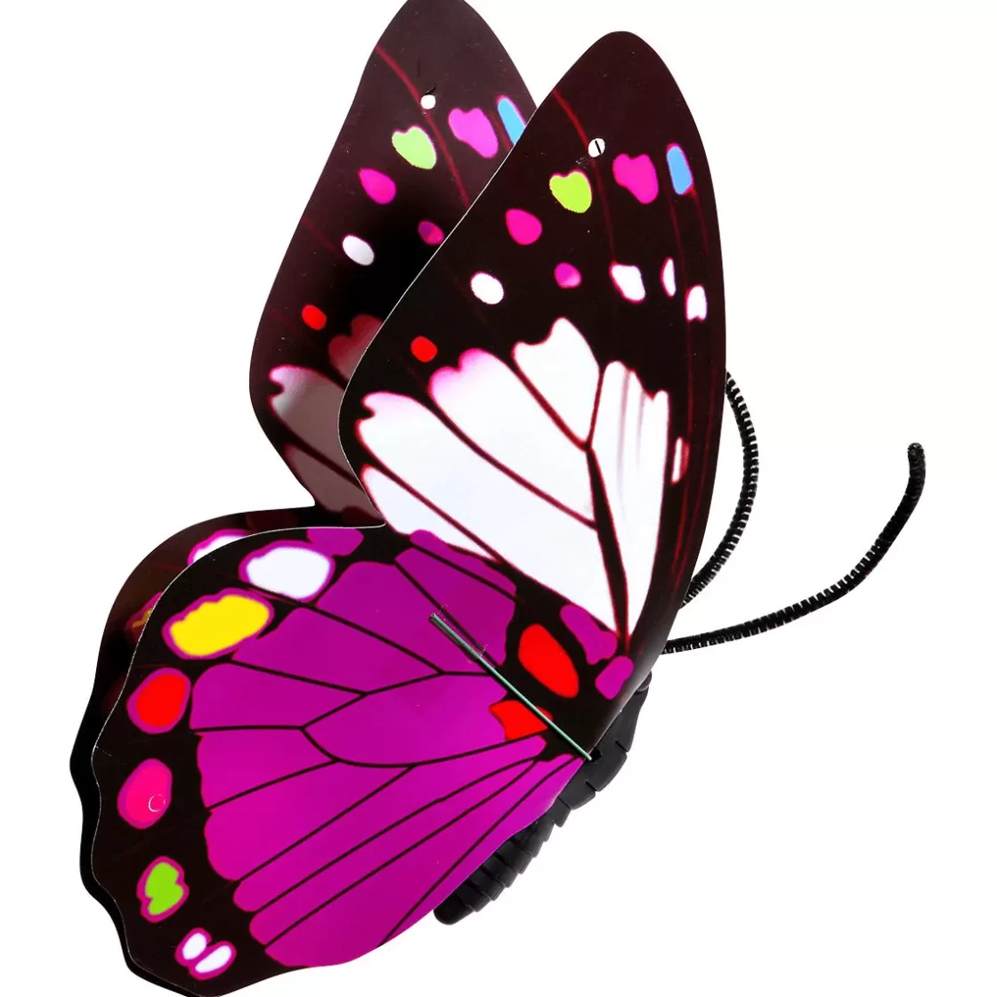 Decoración De Animales | Decoración De Primavera>DecoWoerner Mariposas Decorativas Morado 40 Cm 3 Piezas violeta