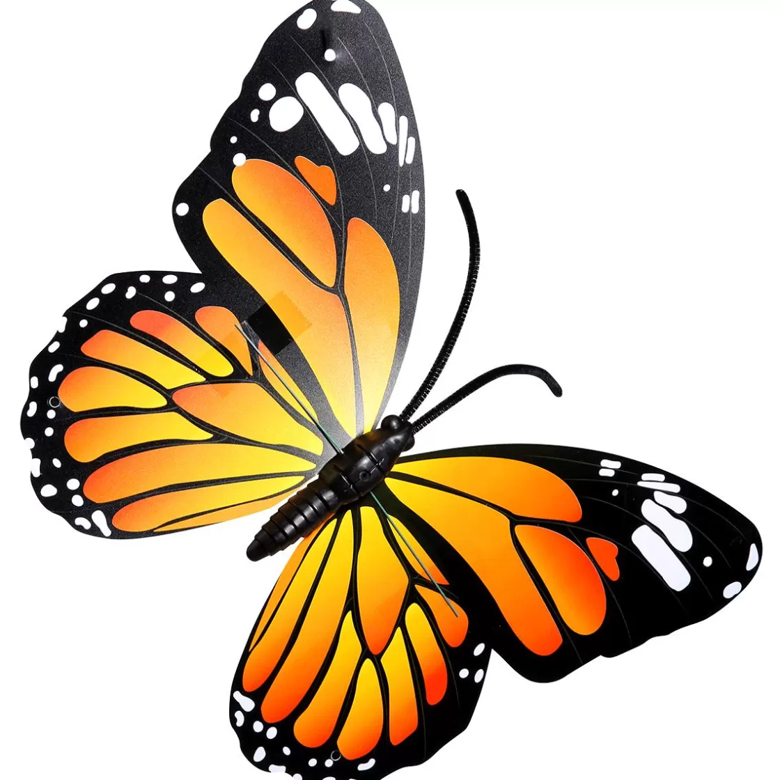 Decoración De Animales | Decoración De Primavera>DecoWoerner Mariposas Decorativas 40 Cm 3 Piezas naranja