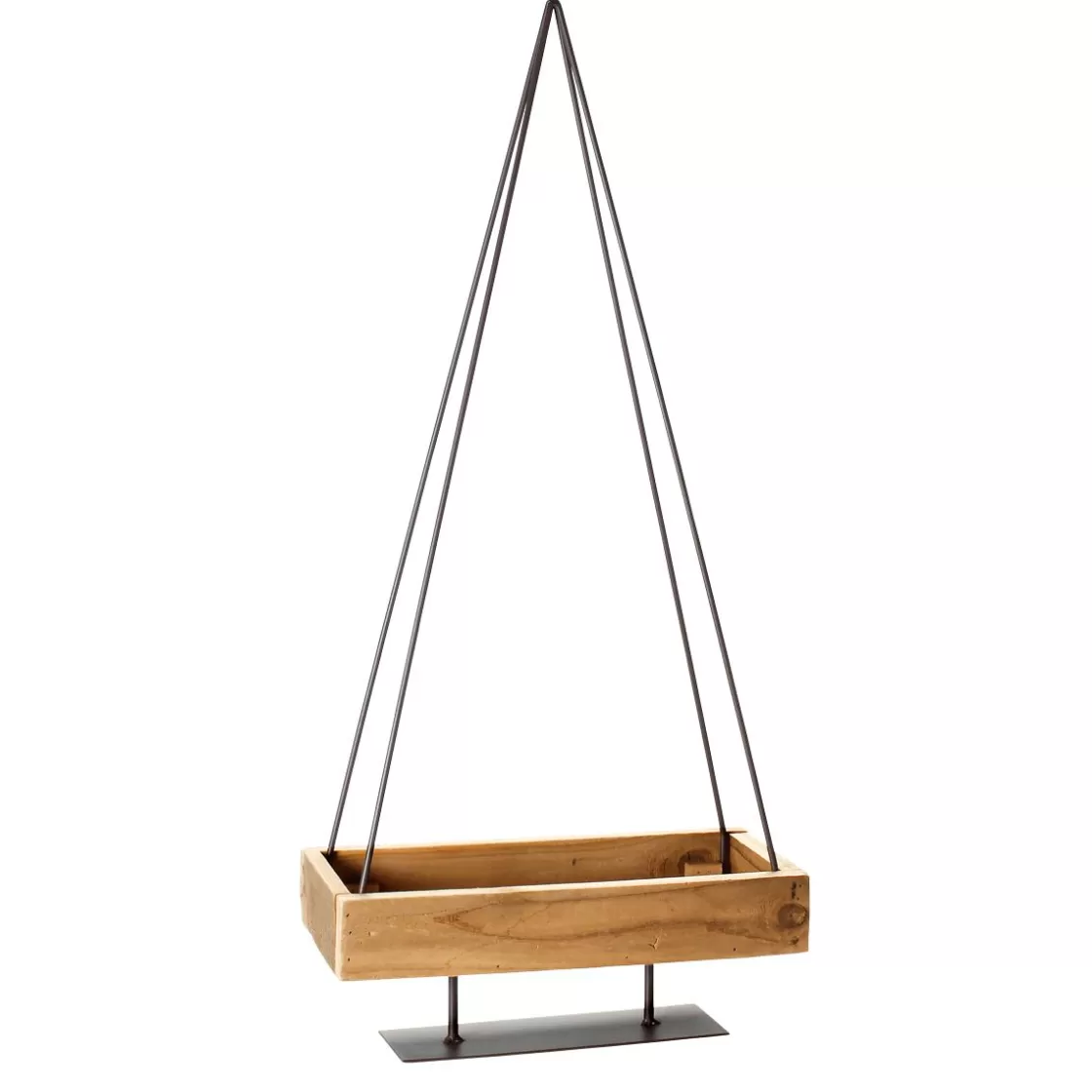 Figuras De Navidad>DecoWoerner Obelisco Deco "Abeto" 15,5 X 35 X 78 Cm Naturaleza negro