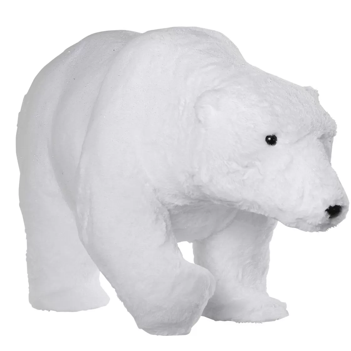 Decoración De Invierno>DecoWoerner Oso Polar De Peluche Decorativo Altura 44 Cm blanco
