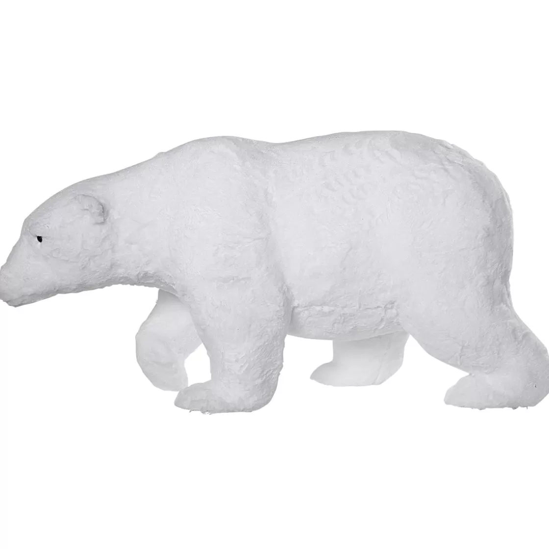 Decoración De Invierno>DecoWoerner Oso Polar De Peluche Decorativo Altura 44 Cm blanco